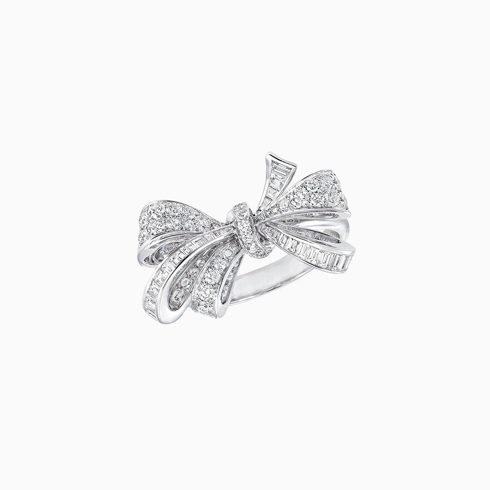 Moissanite Bow Ring