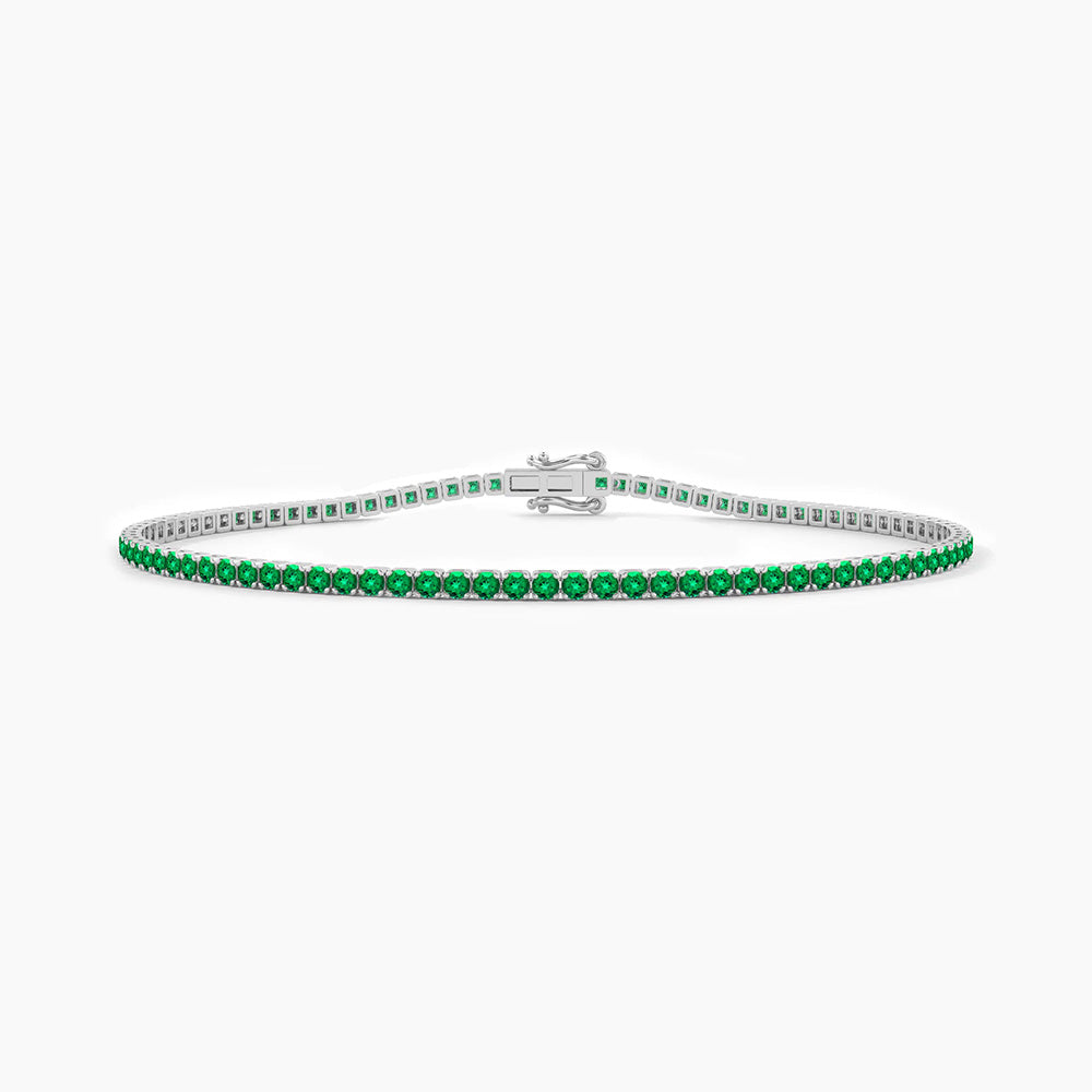 Emerald Tennis Bracelet