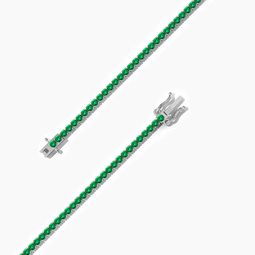 Emerald Tennis Bracelet