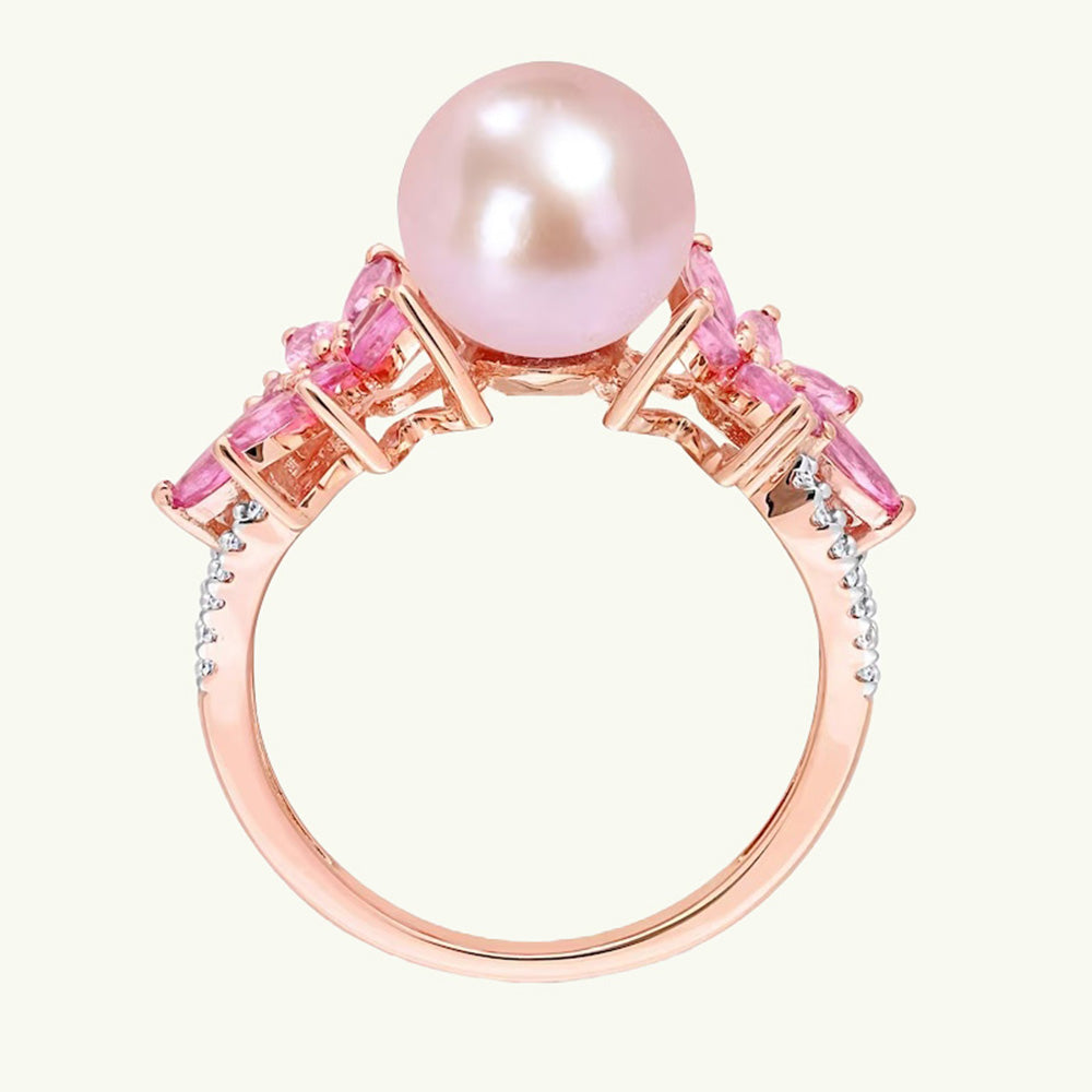 Pink Mother of Pearls Ring