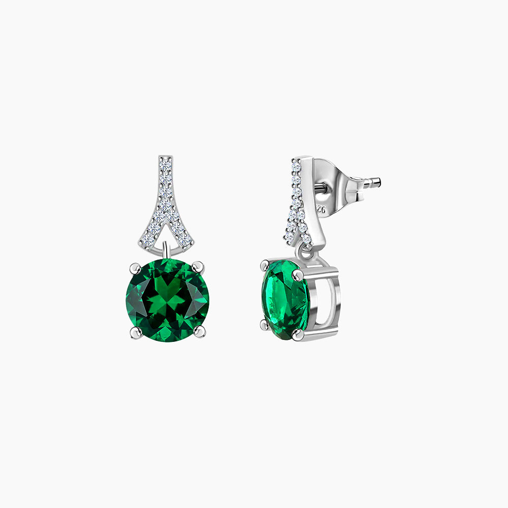 Emerald Royalty Earrings