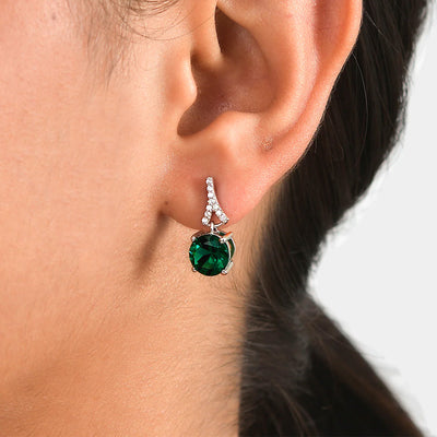 Emerald Royalty Earrings