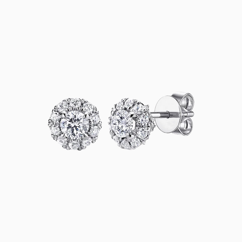 Moissanite Oval Cut Stud Earrings